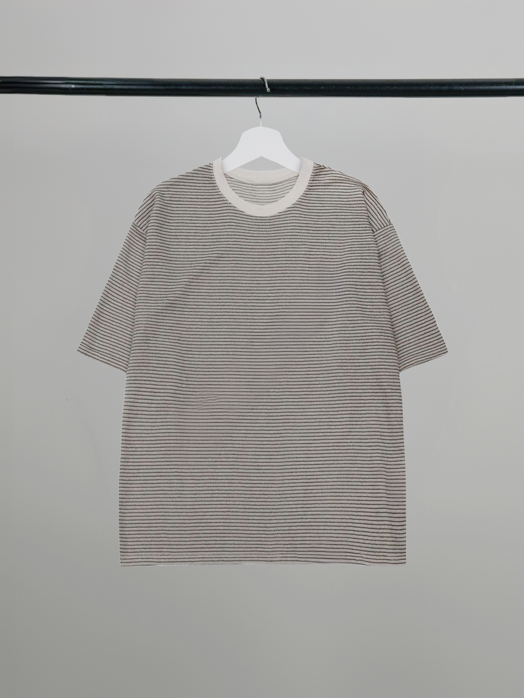 Striped Knit T-Shirt