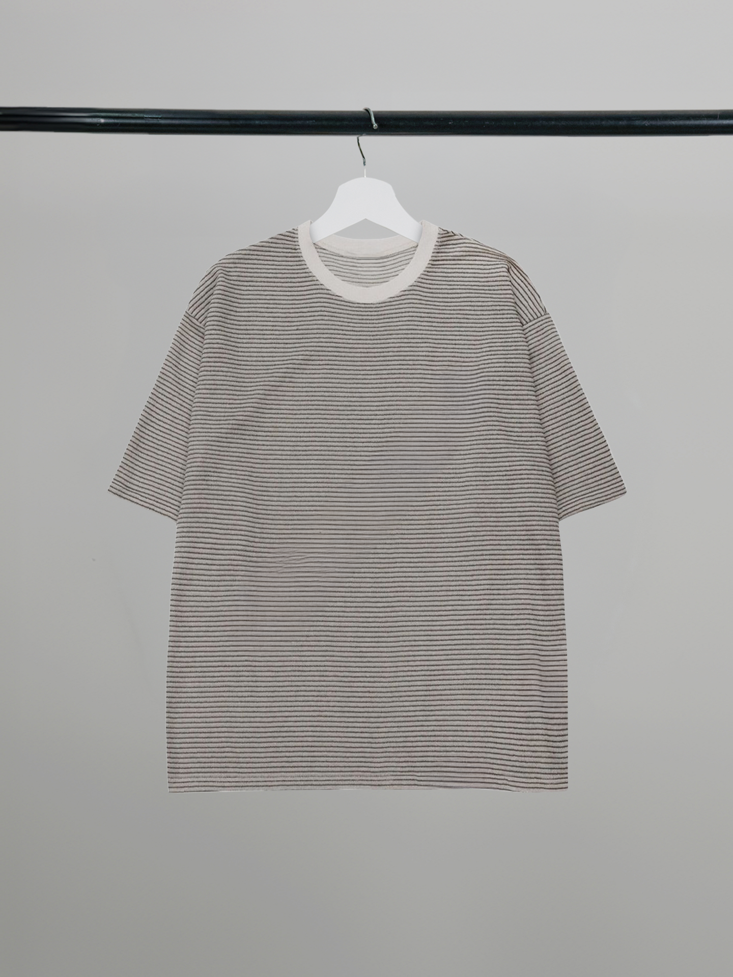 Striped Knit T-Shirt
