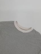 Knit T-Shirt Beige – Front view | clean essentials / minimalist | UNPROVEN