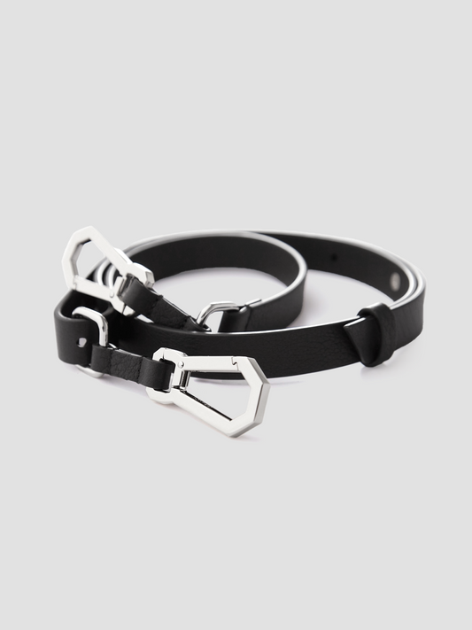 Carabiner Leather Belt