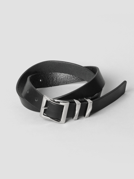 Twisted Square Buckle Belt