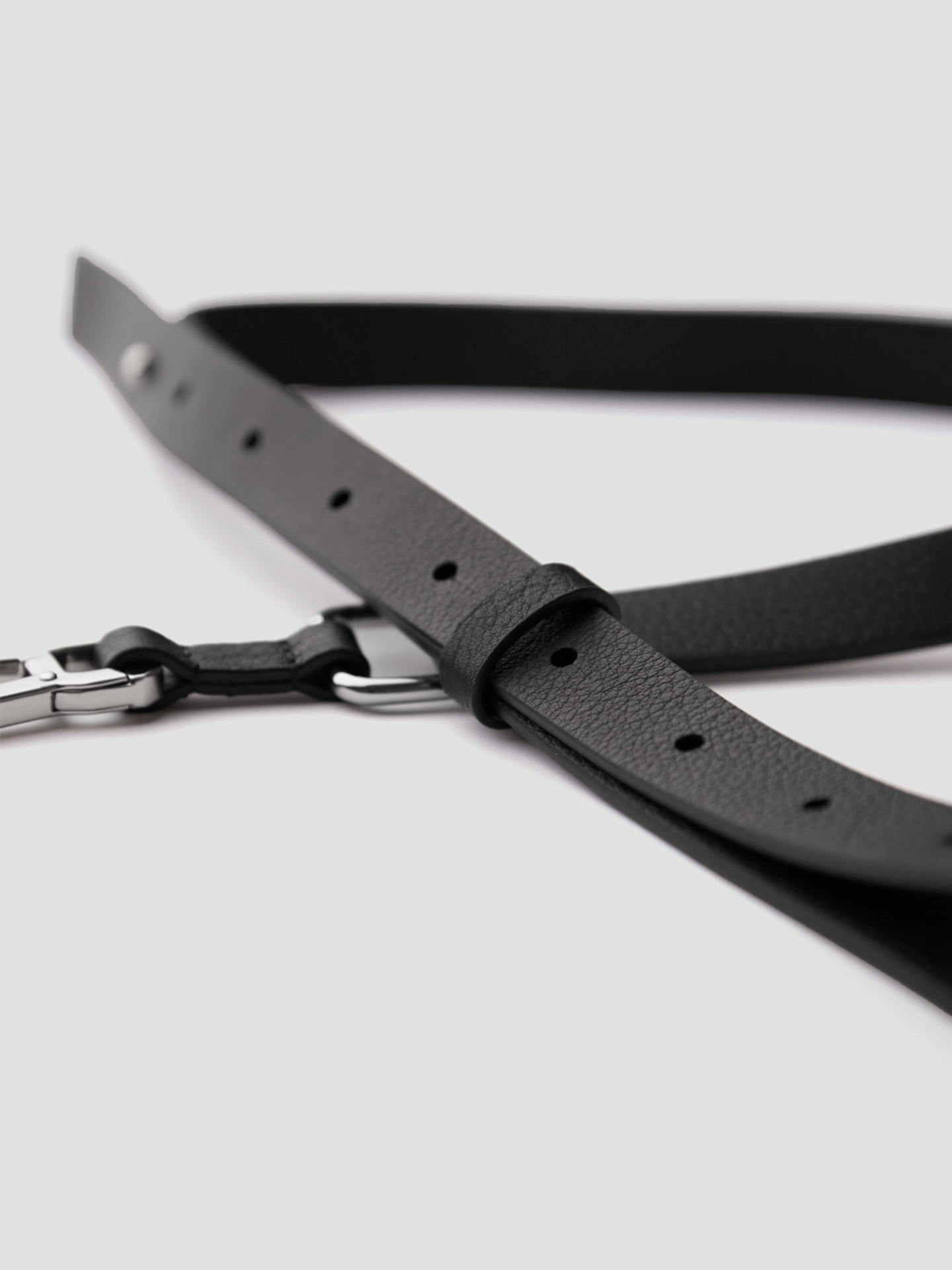 Carabiner Leather Belt