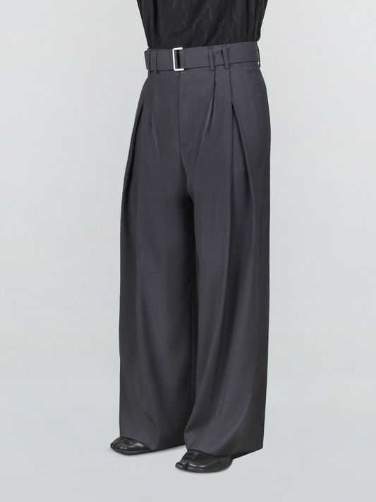 Belted Wide Pants