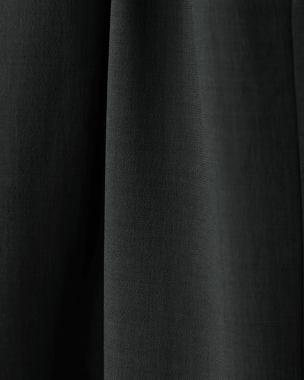 Linen-like Belted Wide Straight Pants