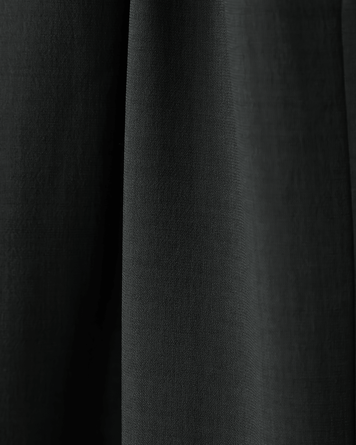 Linen-like Belted Wide Straight Pants