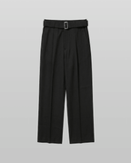 Belted Straight Leg Pants