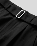 Belted Straight Leg Pants