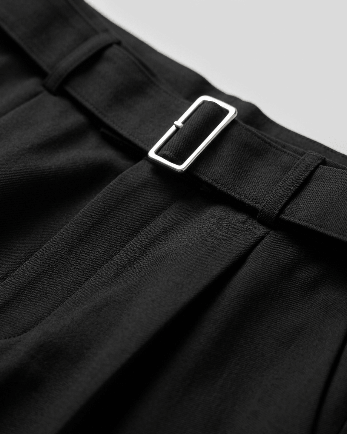 Belted Straight Leg Pants