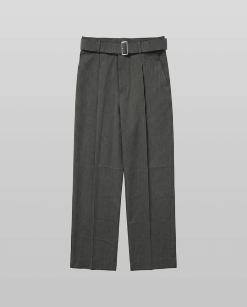 Belted Straight Leg Pants