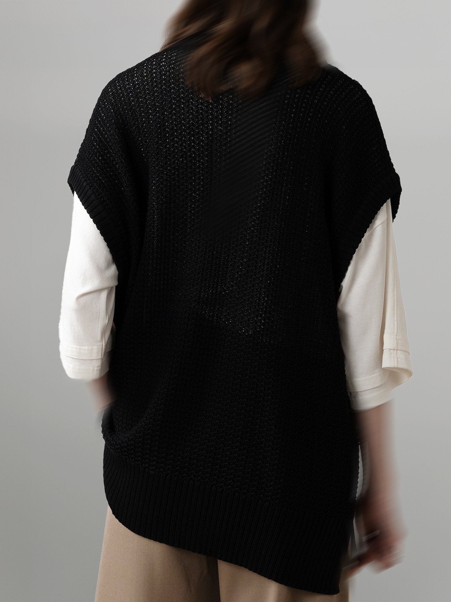 Mesh Knit Vest