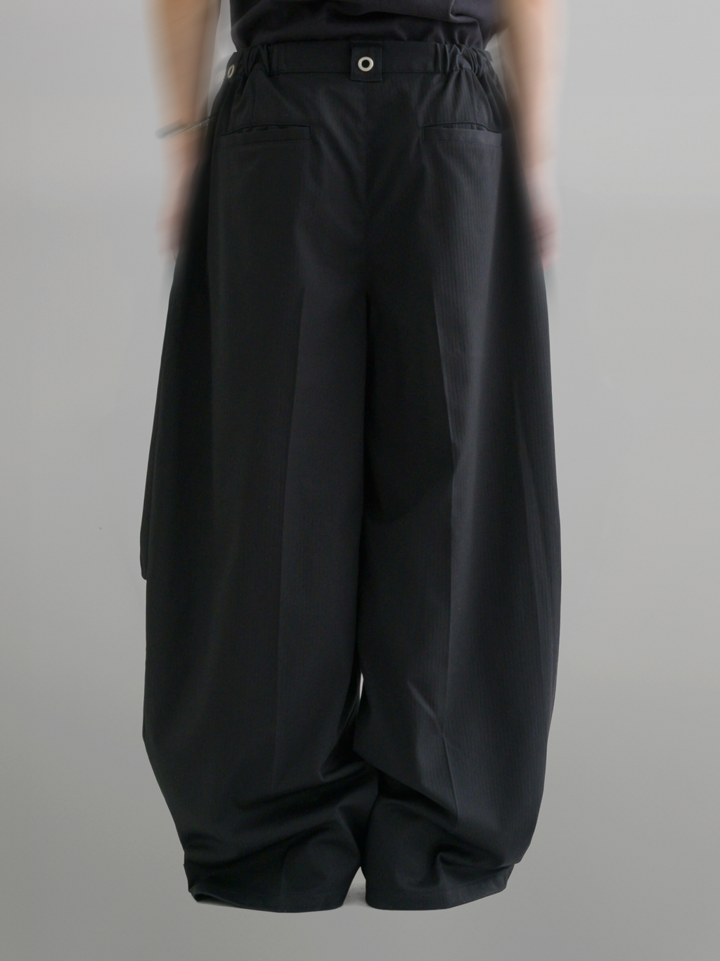 Eyelet Baggy Pants