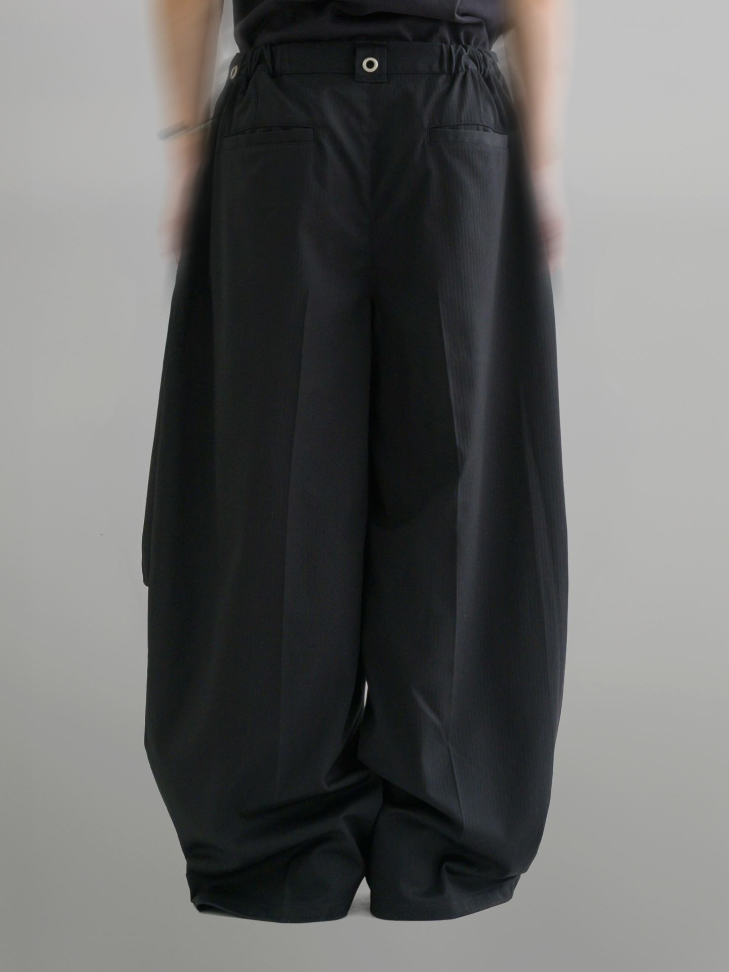 Eyelet Baggy Pants