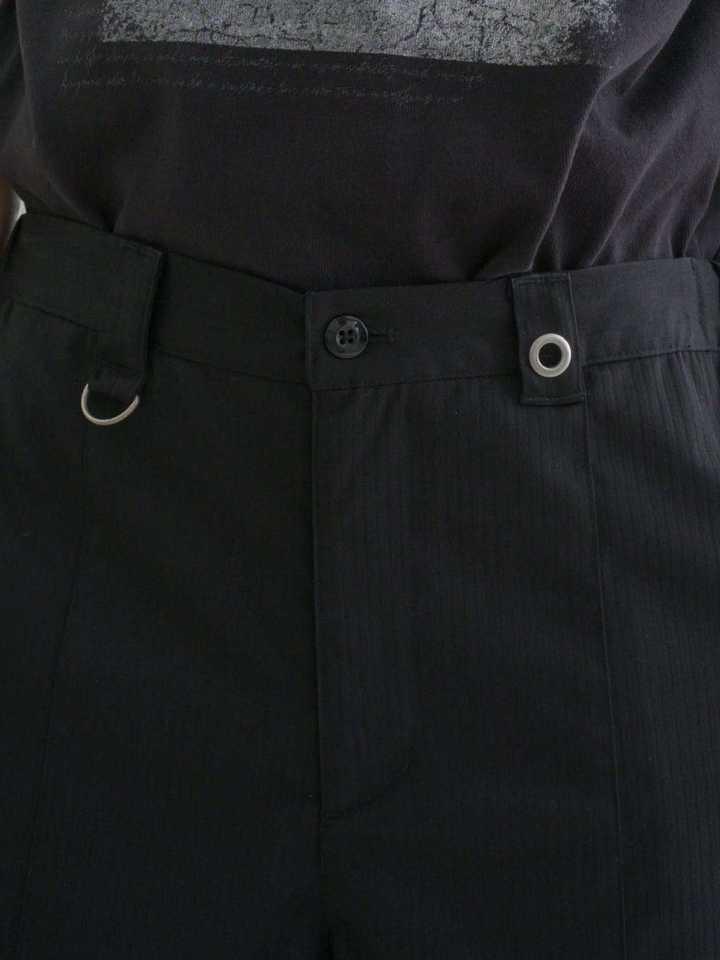 Eyelet Baggy Pants