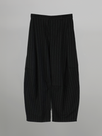 Striped Pants Black front - cleanfit minimal - UNPROVEN