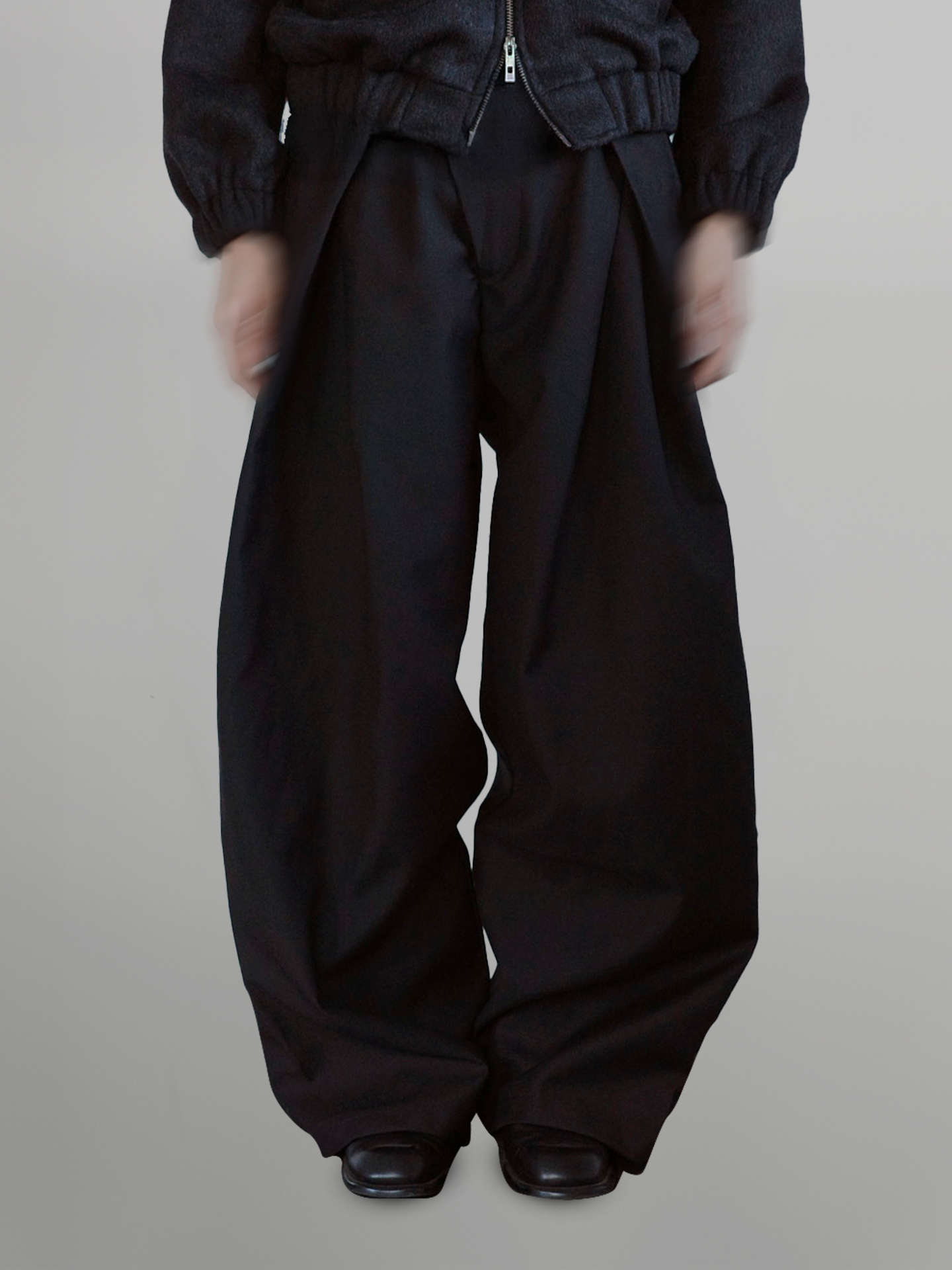 Inner-Tuck Wide Pants