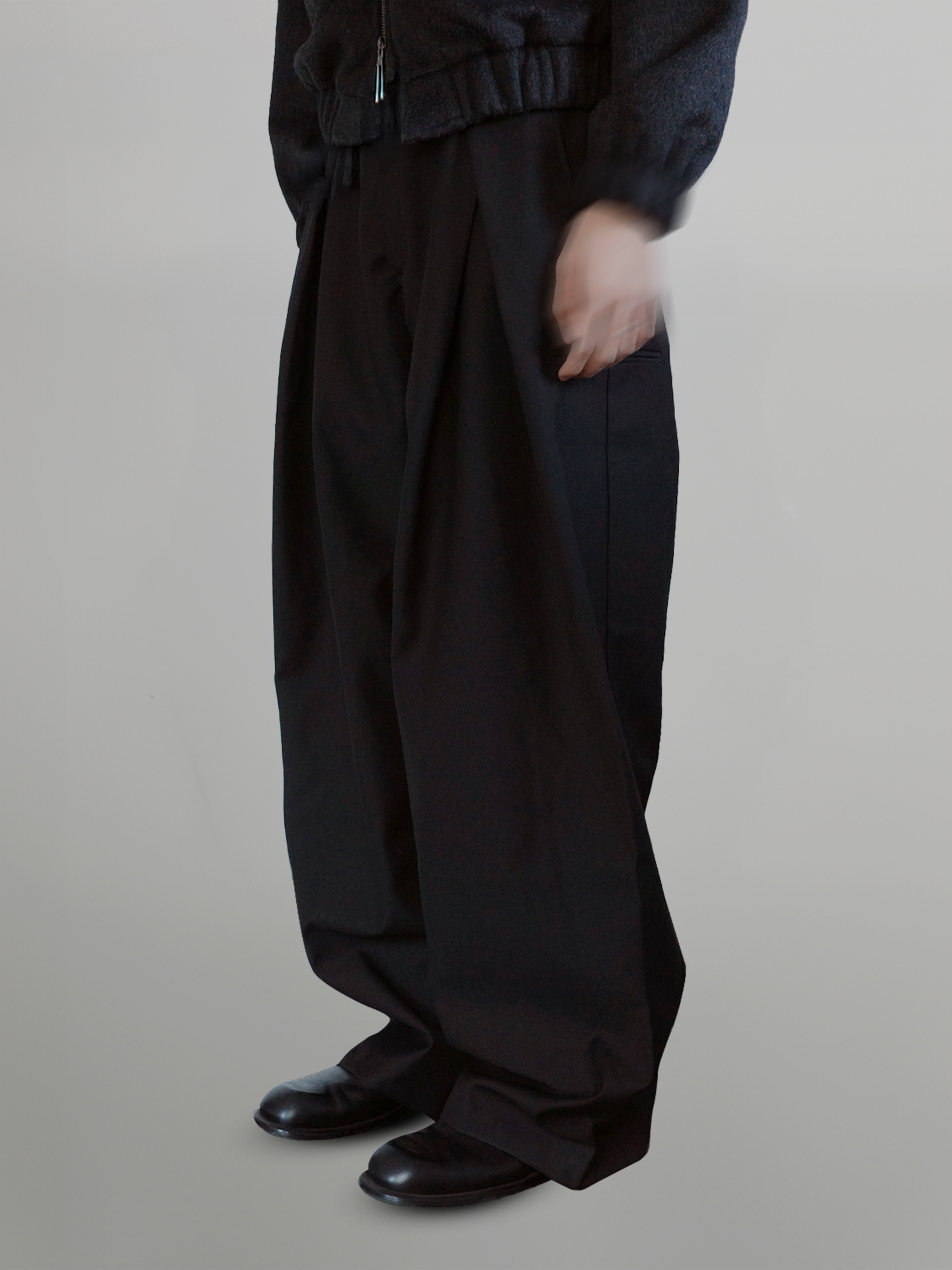 Inner-Tuck Wide Pants