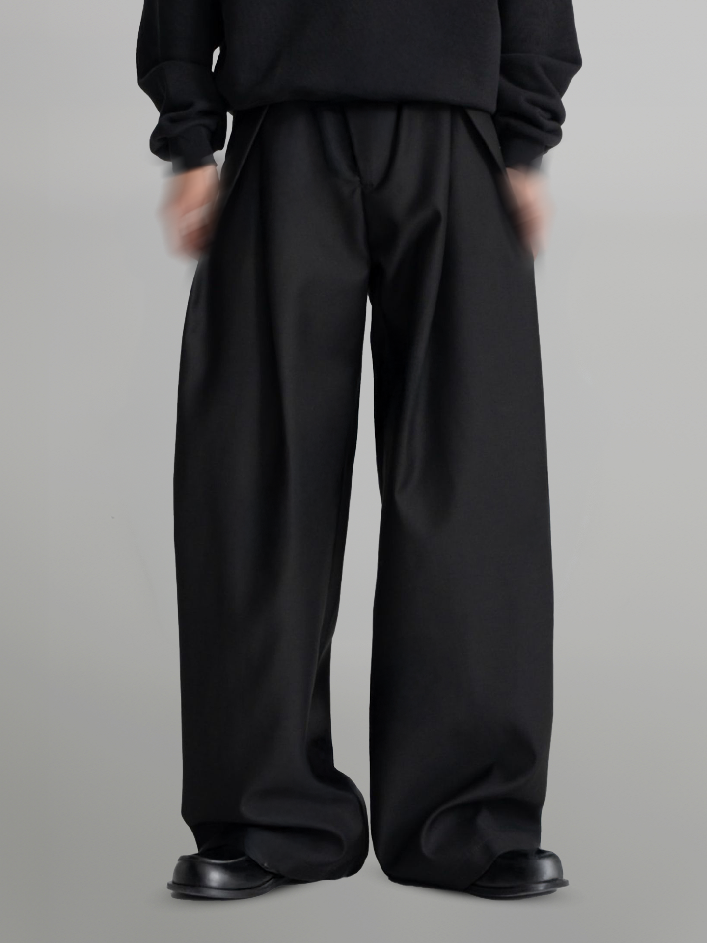 Inner-Tuck Wide Pants