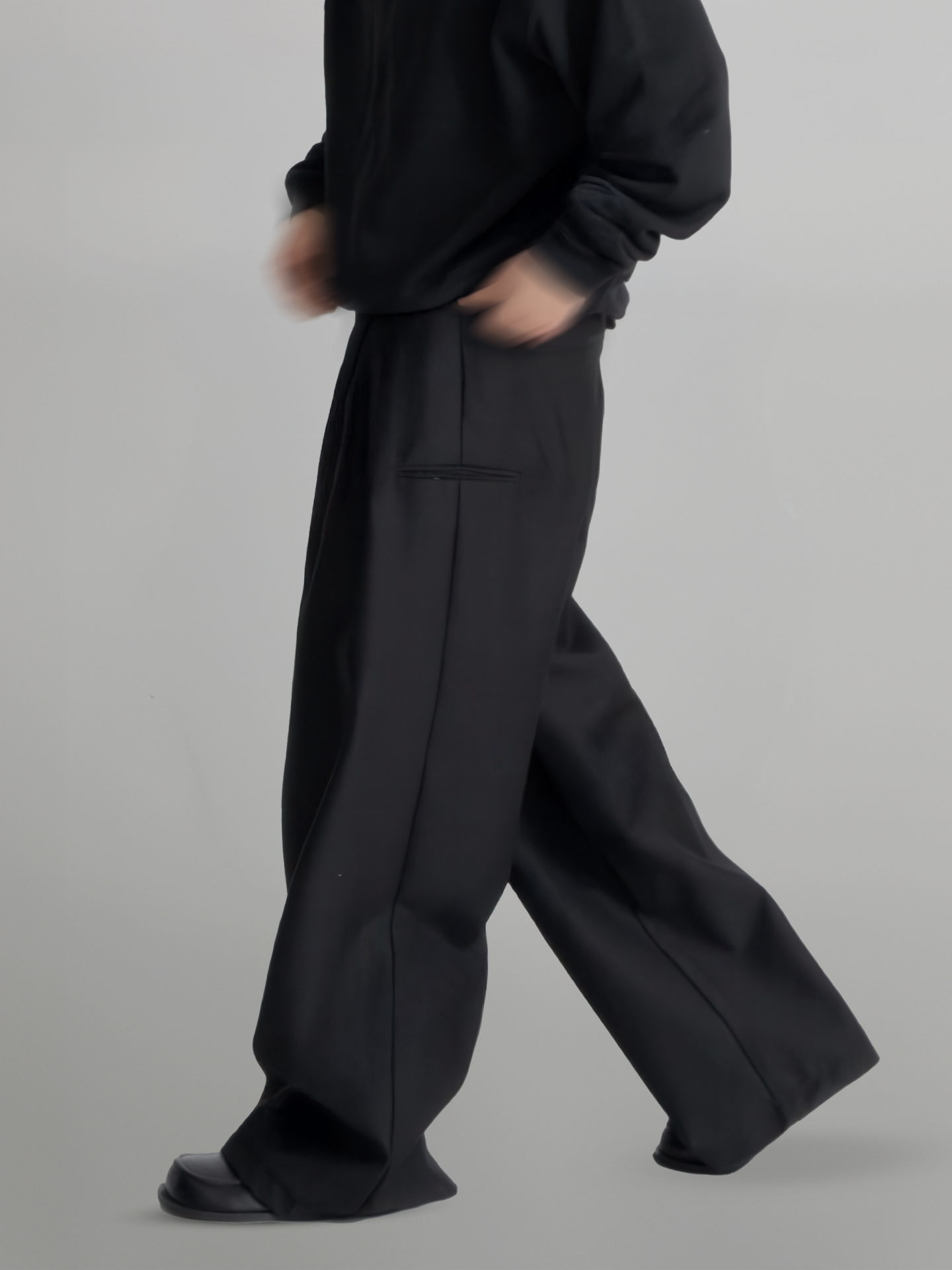 Inner-Tuck Wide Pants