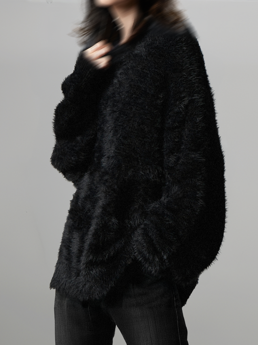 Oversized Shaggy Knit