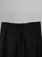 Striped Pants Black front - cleanfit minimal - UNPROVEN