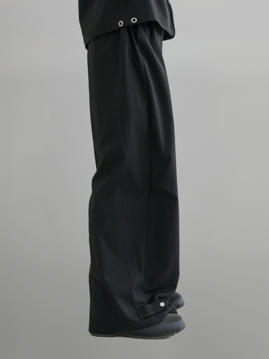 Eyelet Baggy Pants