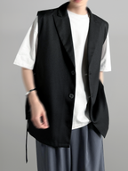 Vest Black front - cleanfit minimal - UNPROVEN