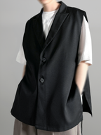 Vest Black front - cleanfit minimal - UNPROVEN