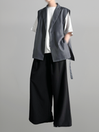 Vest Gray-1 front - cleanfit minimal - UNPROVEN