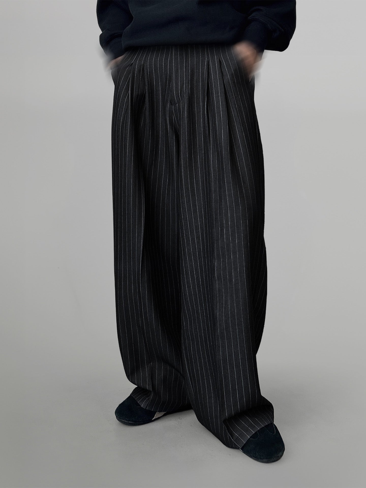 Striped Wide Pants