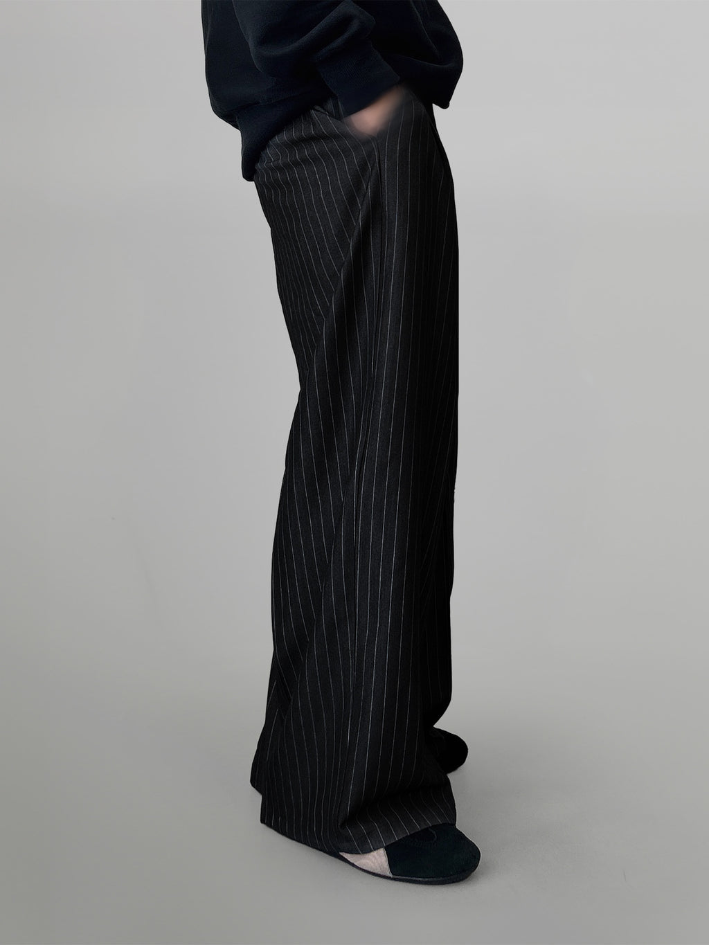 Striped Wide Pants