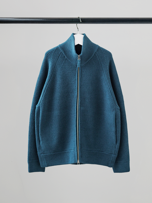 Heavy Weight Knit Zip-up