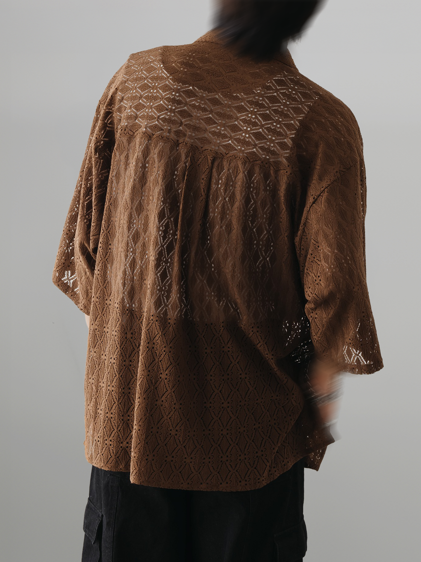 Sheer-Lace Shirt
