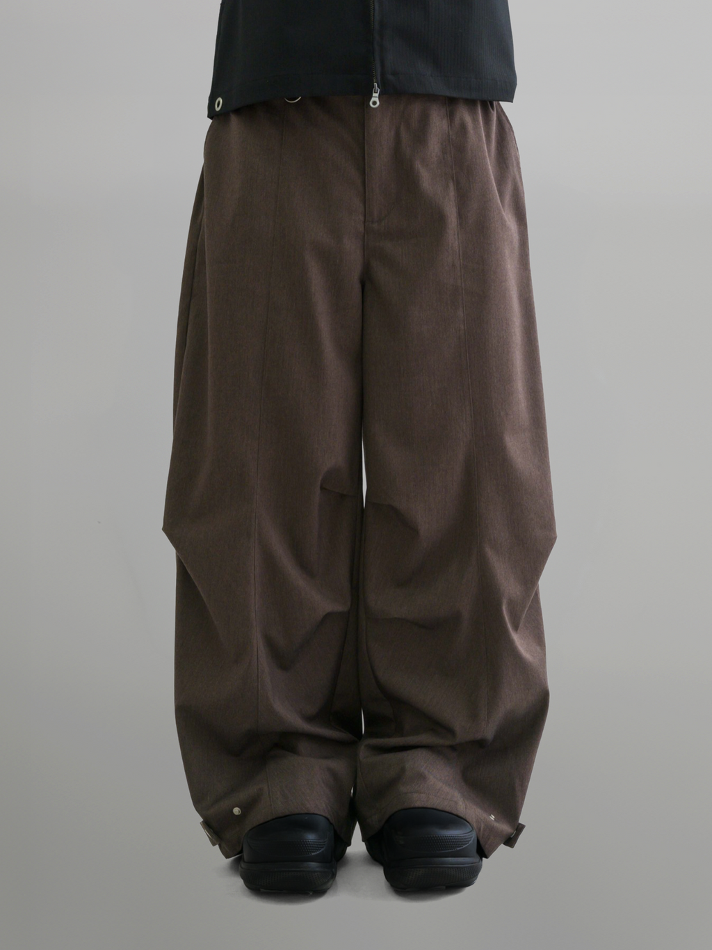 Eyelet Baggy Pants