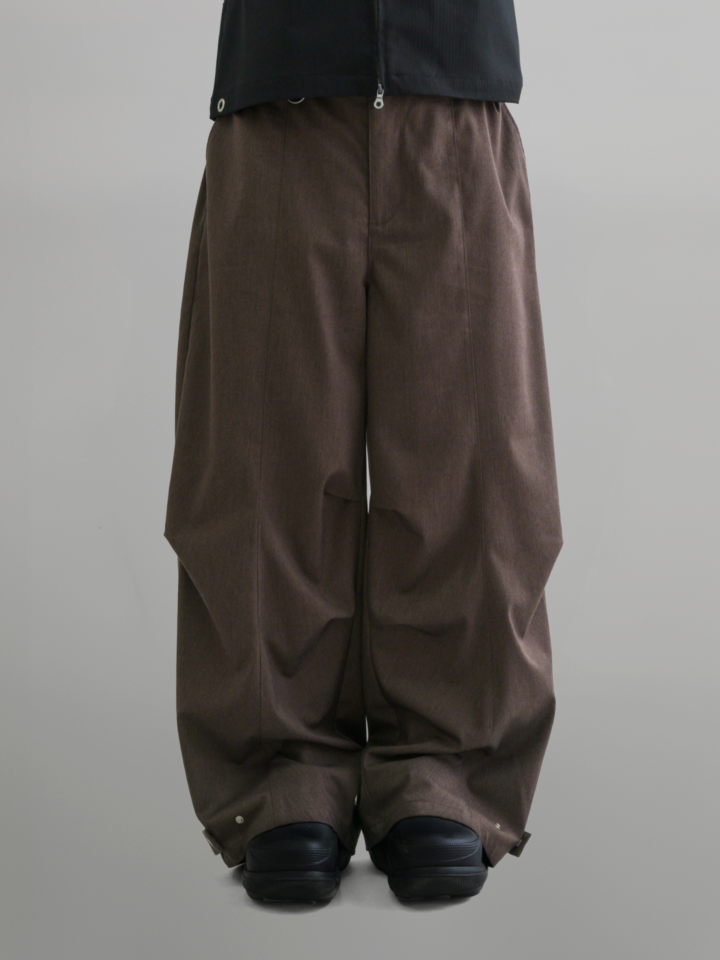 Eyelet Baggy Pants
