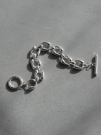 Chain Bracelet Silver front - cleanfit minimal - UNPROVEN
