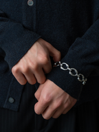 Chain Bracelet Silver front - cleanfit minimal - UNPROVEN