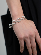 Chain Bracelet Silver front - cleanfit minimal - UNPROVEN