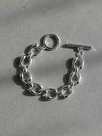 Chain Bracelet Silver front - cleanfit minimal - UNPROVEN