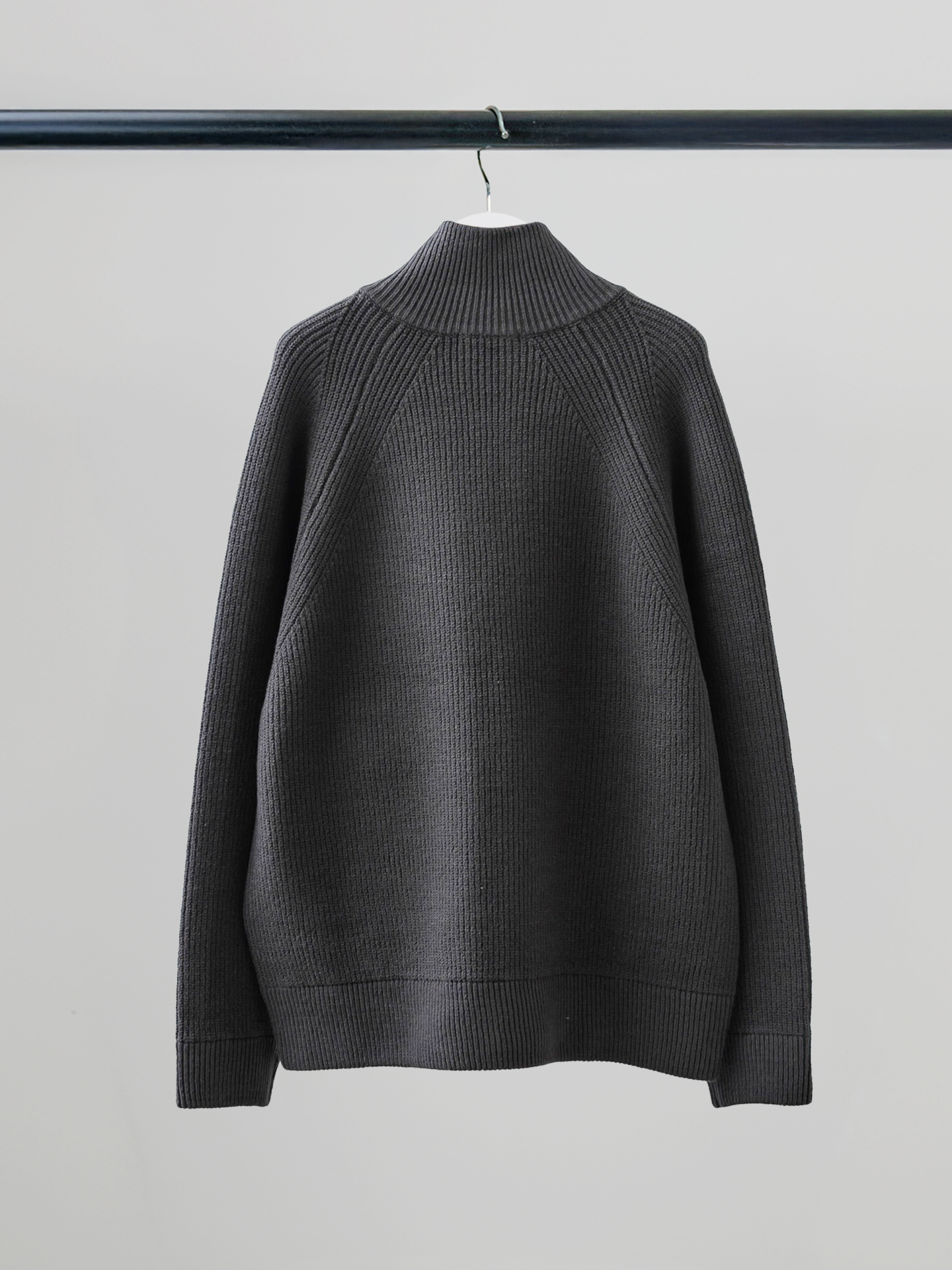 Heavy Weight Knit Zip-up