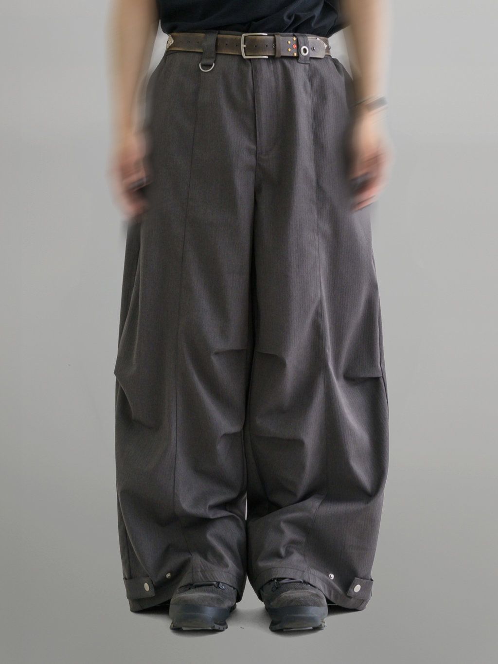 Eyelet Baggy Pants
