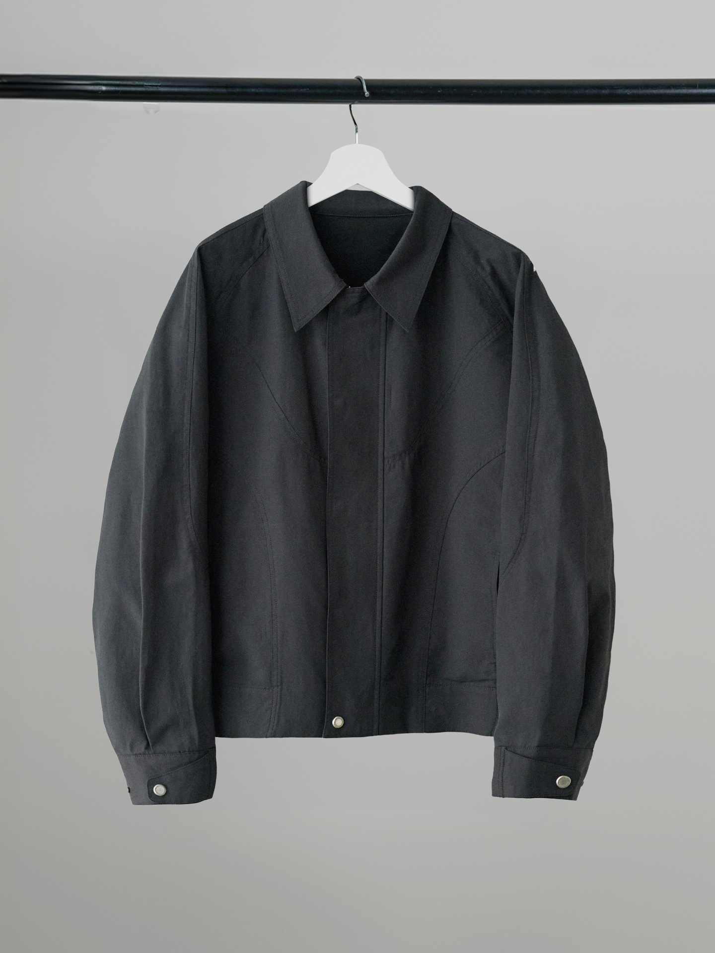 Curved Blouson Jacket