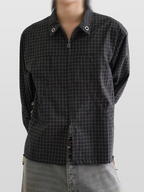 Shirt Jacket Black front - cleanfit minimal - UNPROVEN