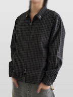 Shirt Jacket Black front - cleanfit minimal - UNPROVEN