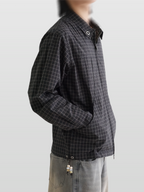 Shirt Jacket Black front - cleanfit minimal - UNPROVEN