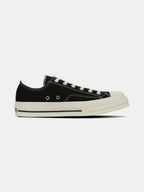 Converse All Star Squaretoe OX Black & White Black front - cleanfit minimal - UNPROVEN