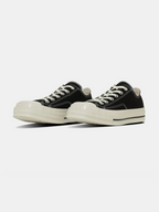 Converse All Star Squaretoe OX Black & White Black front - cleanfit minimal - UNPROVEN