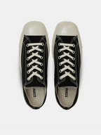 Converse All Star Squaretoe OX Black & White Black front - cleanfit minimal - UNPROVEN