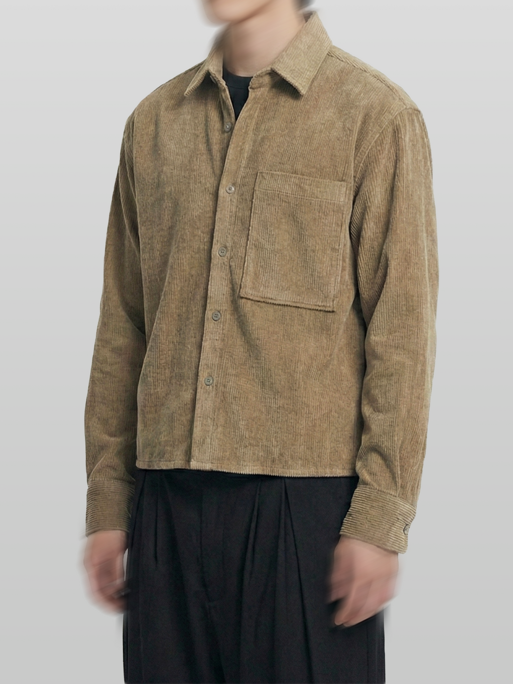 Corduroy Cropped Shirt