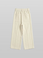 Wide Pants Ivory – Front view | clean essentials / minimalist | UNPROVEN