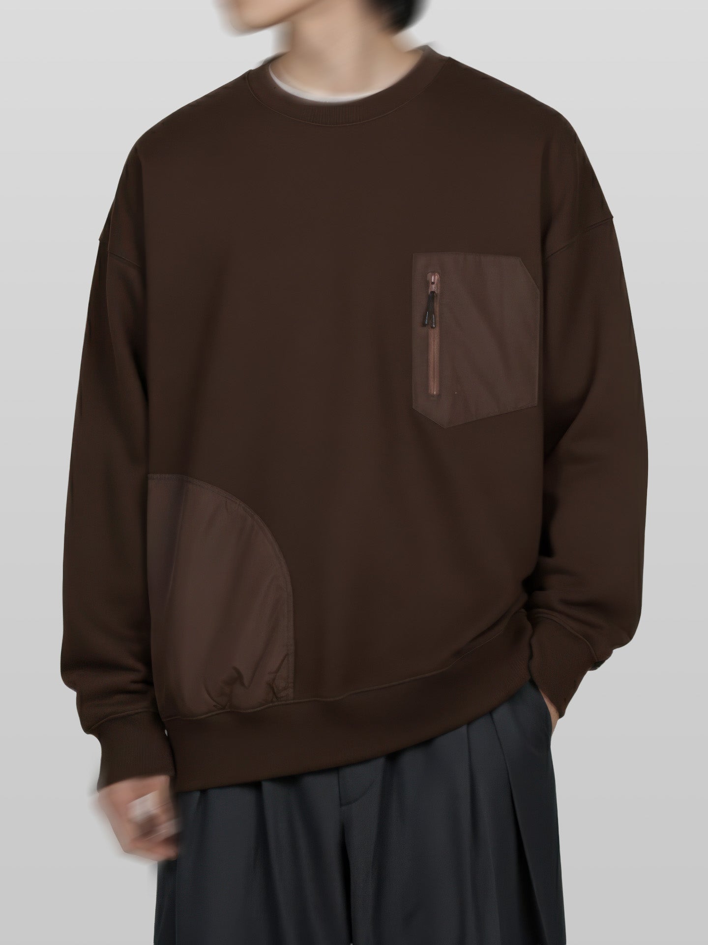 Zip Pocket Sweatshirt